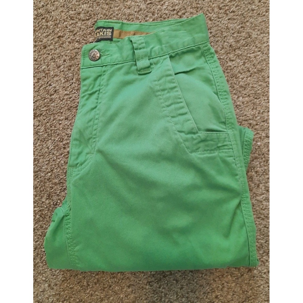 Mountain Khakis Pants Womens Size 28 X 32 Green Pre-owned